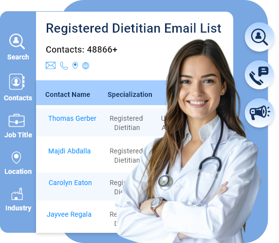 Registered Dietitian Email List